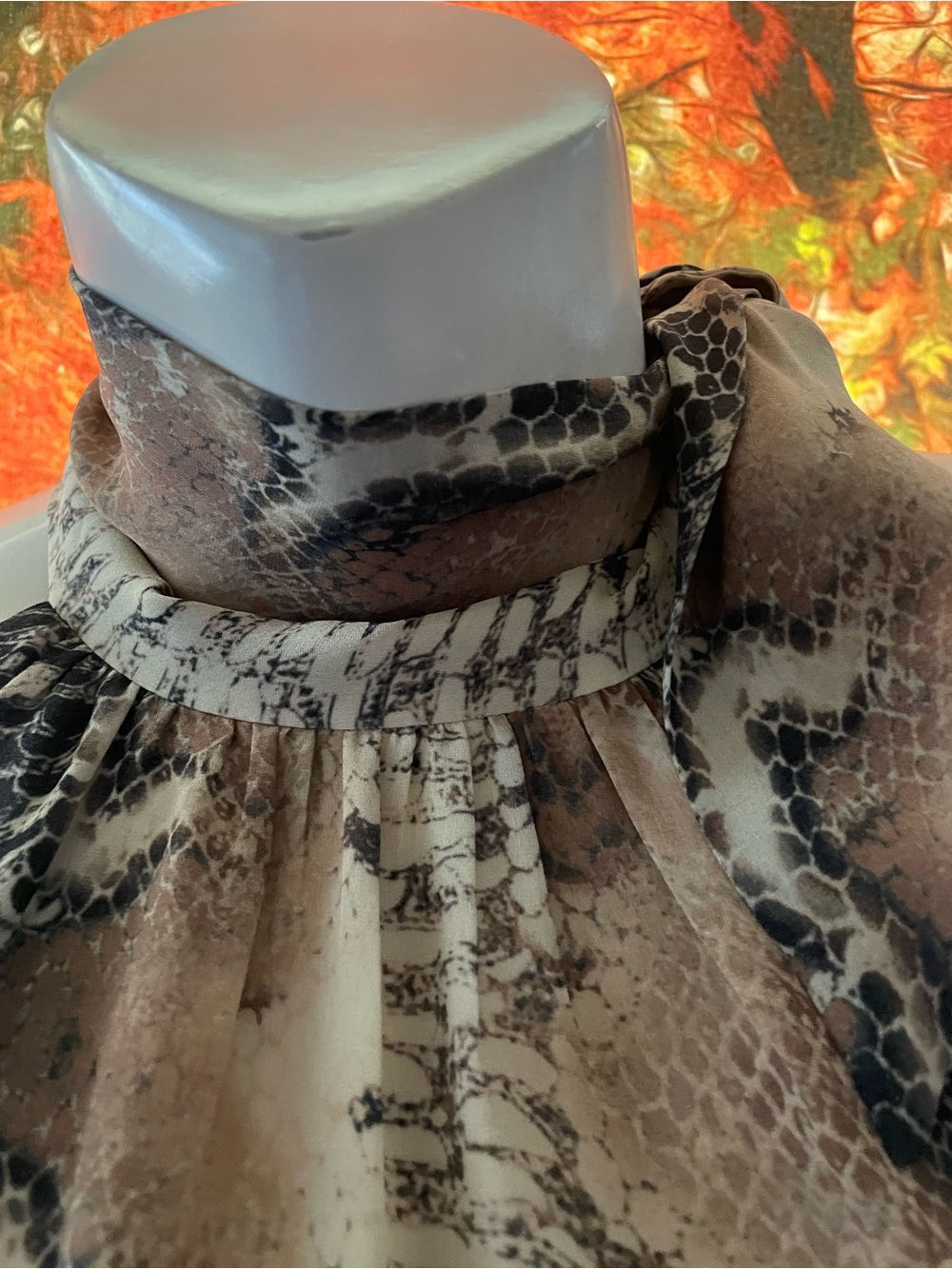 Haute Hippie Snake Print Blouse - Picture 5 of 14